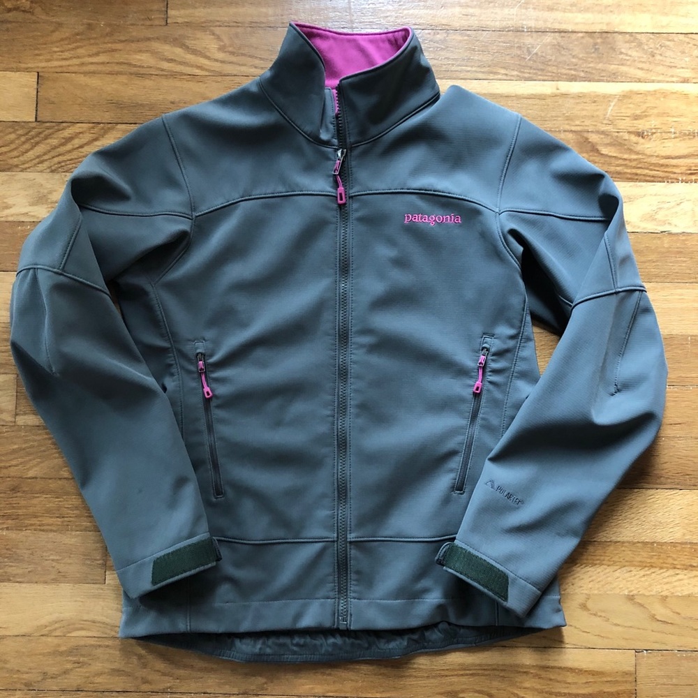 Patagonia adze women’s soft shell zip up jacket